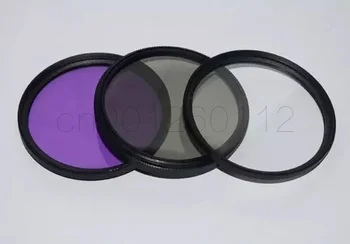 4 30mm UV CPL poliarizuotos šviesos reguliatorius FLD Objektyvo Filtro Rinkinys, skirtas 
