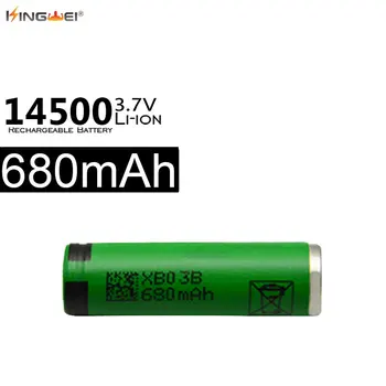 4 Gabalus Didelės Talpos AA 680mAh SONY VR2 14500 Baterijos, Li-ion, 3,7 v Įkrovimo Baterija (akumuliatorius