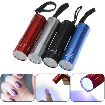 4 Spalvų Nagų Džiovintuvas, Mini LED Žibintuvėlis UV Lempa Nešiojamų Nagų Gelis Greitai Džiovintuvas Išgydyti Nagų Gelis-Manikiūro Įrankis, Be Akumuliatoriaus