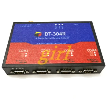4 uostų RS232 TCP/IP nuosekliojo prievado tinklo serverio port RJ45 COM portą Ethernet IP