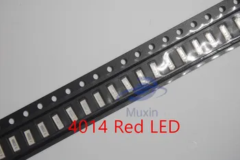 4014 itin ryškiai raudonos LED LED šviesos pataisą, LED lempos, šviesa, 1000 VNT.