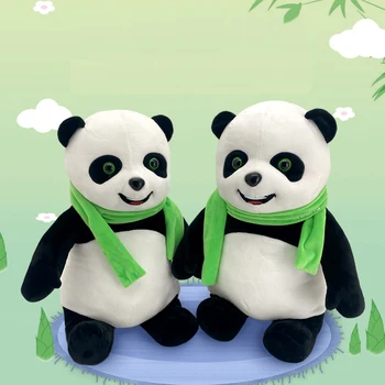 40cm Modeliavimas Panda Šalikas Panda Soft Įdaryti Gyvūnams, Žaislai Mielas Pliušinis Dovana Draugei Vaikinas Naujų Metų