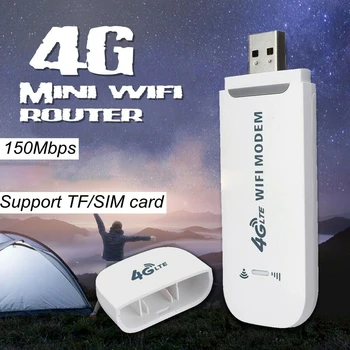 4G LTE Tinklo plokštė USB WiFi Modemas 4G Bevielio ryšio Maršrutizatorius su WiFi Hotspot SIM Kortelės Lizdą, Win XP, Vista 7/10 Mac 10.4 IOS