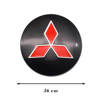 4PCS 56mm Automobilių Ratų Centras Hub Dangtelio Lipdukas Padangų Emblema Ženklelio Lipdukai 
