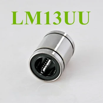4pcs LM13UU 13mm x 23 mm x 32 mm, 13mm tiesinį rutulinį guolį bush praėjimo 3D Spausdintuvo Dalys, CNC dalys