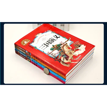 4pcs/set vaikai Kinijos Švietimo knygų Skaitymo Garsaus libros piešimo Pasakos manga Istorija Nuotrauką Vaikų Knygų paaugliams, knyga paaugliams