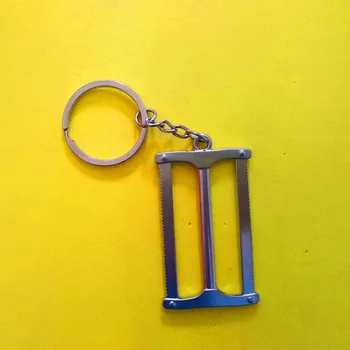 5 Vnt Mini įrankis keychains Pamatė keychain metalo keychain cinko lydinio raktas, žiedas įrankio paketų prižiūrėtojų raktinę kūrybos keychain pulteliais keyholder