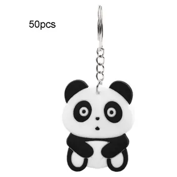 50 Vnt Panda Baby Dramblys Keychains Temą Partija Pasisako Gimtadienio Prekių U2JF