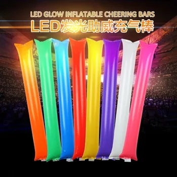 5000pairs/daug LED Mirksi pripučiami Sveikiname lazdos šviesos ilgai balionas Cheers Baras Koncertas Gerbėjai Cheerleaders Prop