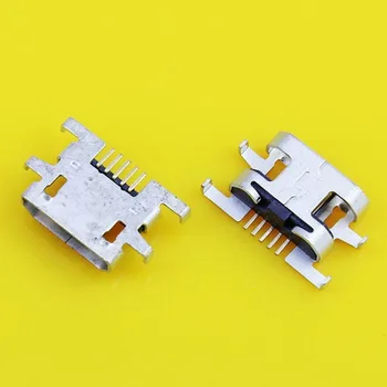 50PCS/AIKŠTELĖ, Nauja Micro USB Įkrovimo Jungtis Įkrovikliui Uosto Doką Kištukas Doogee X5 Pro X5pro 5pin