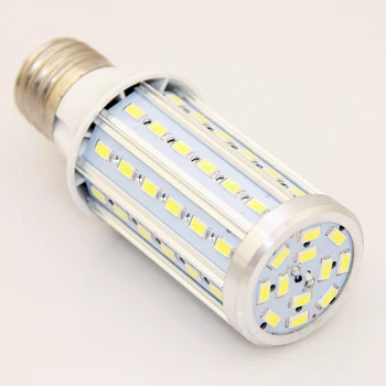 50pcs/daug E27 5730 SMD LED Kukurūzų Svogūno Aliuminio PCB Aušinimo Led lempos Patalpų Jokio Mirgėjimo AC85V-265V 15W LED Prožektoriai, Lemputės, DHL Nemokamai