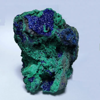 536g Natūralaus Malachito Azurite Mineralinių egzempliorių forma, Anhui, KINIJA A2-5sun