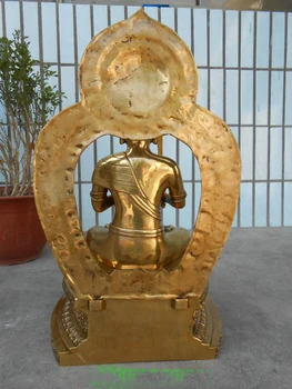 55CM DIDELIS Didžiulis namų Šventykla veiksmingą Apsaugą šventosios Budizmas, Tantra Akashagarbha XUKONG ZANG Bodhisatvos Budos statula žalvaris