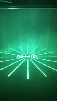 (5lot+Flycase) Etapas LED Plauti Baras Dj Šviesos žibintas rgbw wash+pluošto 2in1 led juostelė šviesos 12x5w