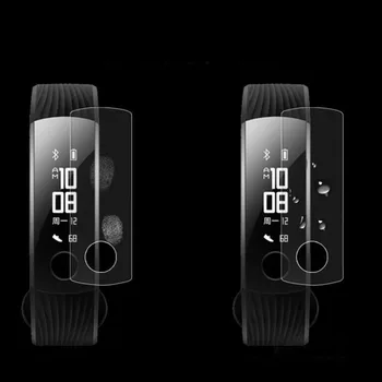 5vnt Anti-shock Minkštos TPU Ultra Clear Apsauginė Plėvelė Huawei Honor Band 3 Band3 Smart Apyrankė Full Screen Protector Cover