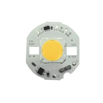 5vnt/daug LED Lempos COB (Chip 10W 12W 15W Realios Galios, 220V Įvesties Smart IC 