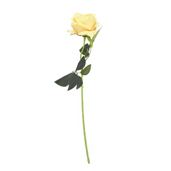5VNT Didelis 51cm Netikrą Gėlių Puokštė/DIY/Kabo Rose Dirbtinio Šilko Gėlių, Vestuvių/Namų Puošybai Dėmių Gėlių Amatai