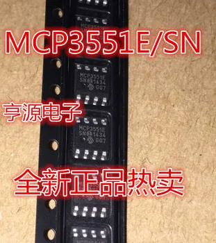5VNT MCP3551E MCP3551-E/SN Nauja Origional Produktų Importo Lustas