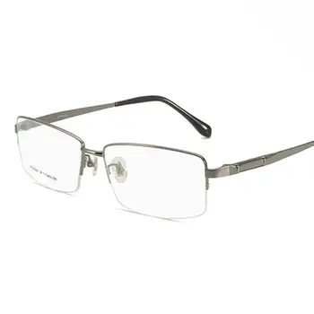 60-17-150 Aukštos kokybės Titano Apvalūs akiniai Vyrai Dizaineris Akiniai Akiniai Rėmeliai Optinių Didelis