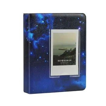 64 Kišenės, 3 Colių Žvaigždėtas Dangus fotoalbumą Albumą Fujifilm Instax Mini Filmų 9 8 7s 90 70 25 Kortelės Turėtojo Pavadinimas