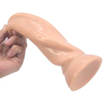 8 colių silikono analinis sekso žaislai twist butt plug su siurbtuko analinis dildo moterys vyrai masturbator sekso produktai lankstus varpos