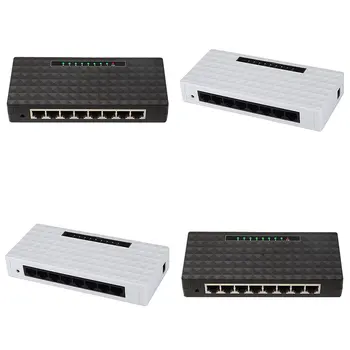 8-Port Belaidžio Tinklo Jungiklis Gigabit Poe Lan Ethernet 
