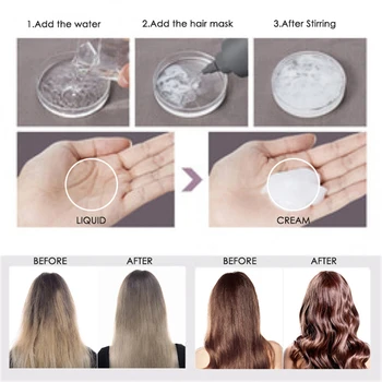8ml Salonas Plaukų Kaukė Plaukų Priežiūros Premium Gydymo Keratino Remontas Elastinga Hidratacijos Kremas Sausų Pažeistų Plaukų Gydymas