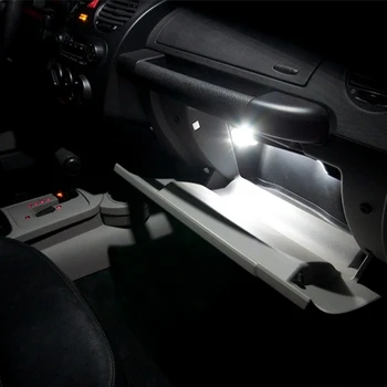 8pcs White Ice Blue LED Lempos, Automobilių Lemputės Interjero Paketas Rinkinys-2019 Mazda 3 Map Dome bagažo skyriaus Durų Plokštė Šviesos