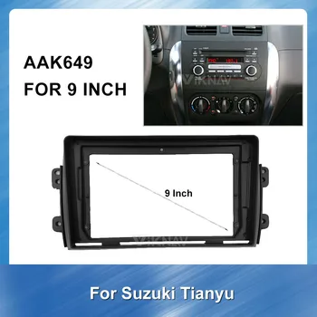 9 colių Automobilinis radijo Fasciją rėmo Skydelis prietaisų Skydelio Montavimas Suzuki Tianyu GPS Automobilių Fasciją Rėmo laikiklius Trim Panel