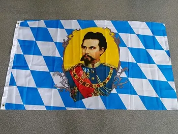 90x150cm vokietijoje valstybės bavarijos karalius liudvikas vėliava