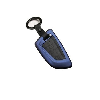 ABS Automobilis 4 Mygtuką Nuotolinio Klavišą Padengti Atveju Turėtojas Apsaugoti Keychain paketų prižiūrėtojų raktinę Keycase BMW 5 Serijos 2018 Key Chain Raktų Žiedas Stilingas