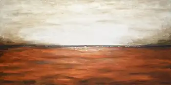 Abstraktus Peizažas Rankų Darbo, Originalus Didelis Šiuolaikinio Aliejaus Tapybai Sienna Gintaro Šiuolaikinės Kraštovaizdžio