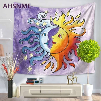 AHSNME prabanga Europos saulės dievas, namų dekoro gobelenas aliejaus tapybai spausdinimas, siuvinėjimas paplūdimio rankšluostį Namų tekstilės antklodė 150x200/130x