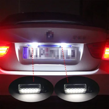 AICARKAS 1 Pora LED Licenciją Plokštelės Lengvųjų Automobilių Aksesuaras BMW E36 (92-98) 318i 318is 318ti 320i 323i 325i 325is 328i 328is M3