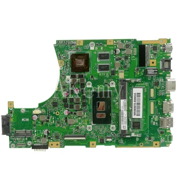 Akemy X456UQ Nešiojamojo kompiuterio motininė plokštė, Skirta Asus X456U X456UQ X456UB X456UQK X456UV mainboard 4GB-RAM I7-6500U GT940M DDR4