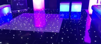 Akimirka led šokių aikštelėje šalies 12x12ft led žvaigždėtu scenos šviesos diskoteka poveikio uždarose lauko dekoras