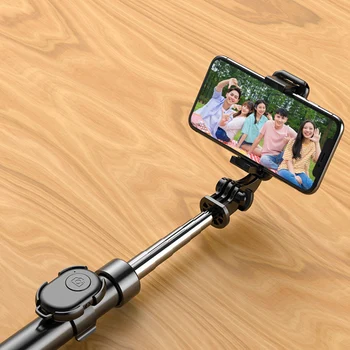 All-In-One Selfie Stick Trikojo Ištraukiamas Telefono Laikiklis ir 
