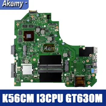 Amazoon K56CM Nešiojamas plokštę Už Asus K56CM K56CB K56C S550CM S550C Bandymo originalus mainboard I3 CPU GT630M-2G