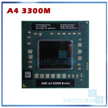 AMD A4-3300M Procesorius 2MB L2 Cache 1.90 GHz, Socket FS1 PGA722 A4 3300M AM3300DDX23GX Dual Core Nešiojamojo kompiuterio procesoriaus Lizdo FS1