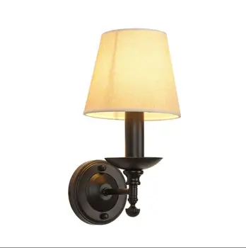 Amerikos gyvenimo kambario sienos lempa, Miegamojo lovos altoriaus laiptų retro paprastas lempas
