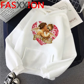 Angel hoodies femme hip-hop grafinis femme drabužių hoddies spausdinti Korėja