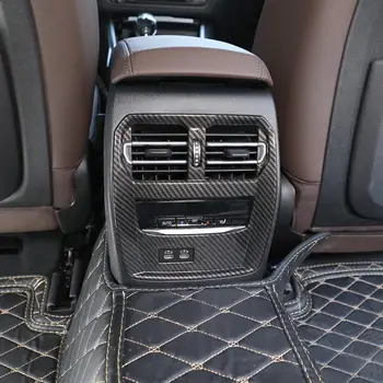 Anglies Pluošto Stiliaus ABS Plastiko Lipdukai Automobilio Galinės Oro Ventiliacijos Rėmo Apdaila BMW 3 Serijos G20 G28 325 2019 2020 Modeliai Priedai
