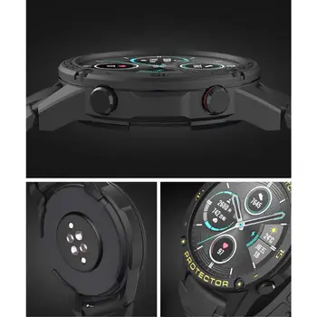 Anti-scratch TPU Žiūrėti Padengti Atveju Raštas Bamperis už Hua-wei Garbę Magija 2 (46mm) Smart Watch Priedai