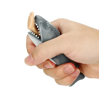Anti Stresas Išspausti Žaislas Kūrybos Kramtymas, Kojos Ryklys Žaislas Plastiko Juokinga Klaidingą Apgauti 1pc Išspausti Ryklys Ventiliacijos Įtempių Žaislai