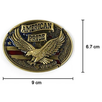 Antikvariniai Dizainas, Graviruotas Golden Eagle Amerikiečių Pasididžiavimas Diržo Vakarų
