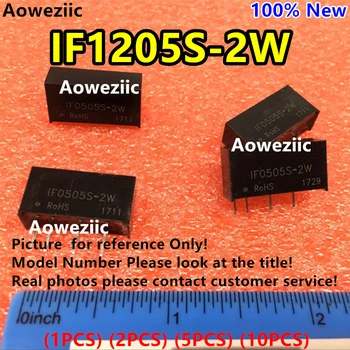 Aoweziic (1PCS) (2VNT) (5VNT) (10VNT) IF1205S-2W Naujas Originalus SIP4 Įvestis: 12V Reguliuoti Išėjimas: 5V 0.4 DC-DC 3kV Įtampos Izoliuoti