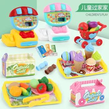 Apsimesti Žaisti Vaikų Mini parduotuvė Žaislų Rinkinys miniatiūriniai elementai, mini maisto produktų imitavimo vaikams, mini nustatyti apsimesti žaisti, maisto