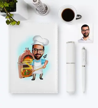 Asmeninį Mr Kebabas parduotuvių Animacinių filmų 2020 Odos Organizatorius & Rašiklis Dovanų Rinkinys-1