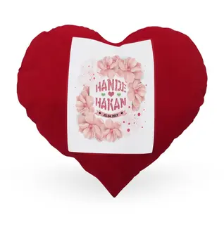 Asmeninį Valentine 'S Day Tematikos Raudona Širdis Pagalvės Užvalkalą-8