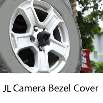 Atgal į Viršų Kamera Bezel Padengti Apdaila už Jeep Wrangler JL/JLU 2018 2019 Automobilių Reikmenys